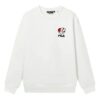 Pullover mit Grafikprint „Weiß“