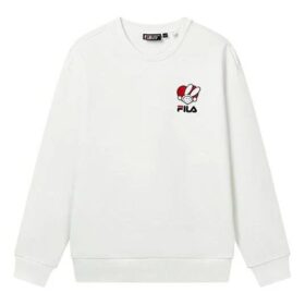 Pullover mit Grafikprint „Weiß“