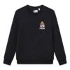 Pullover mit kleinem Logo „Schwarz“