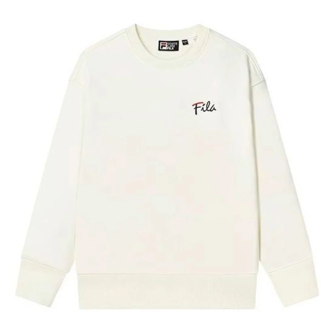 Pullover mit Logo-Aufdruck „Weiß“