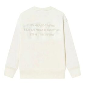 Pullover mit Logo-Aufdruck „Weiß“