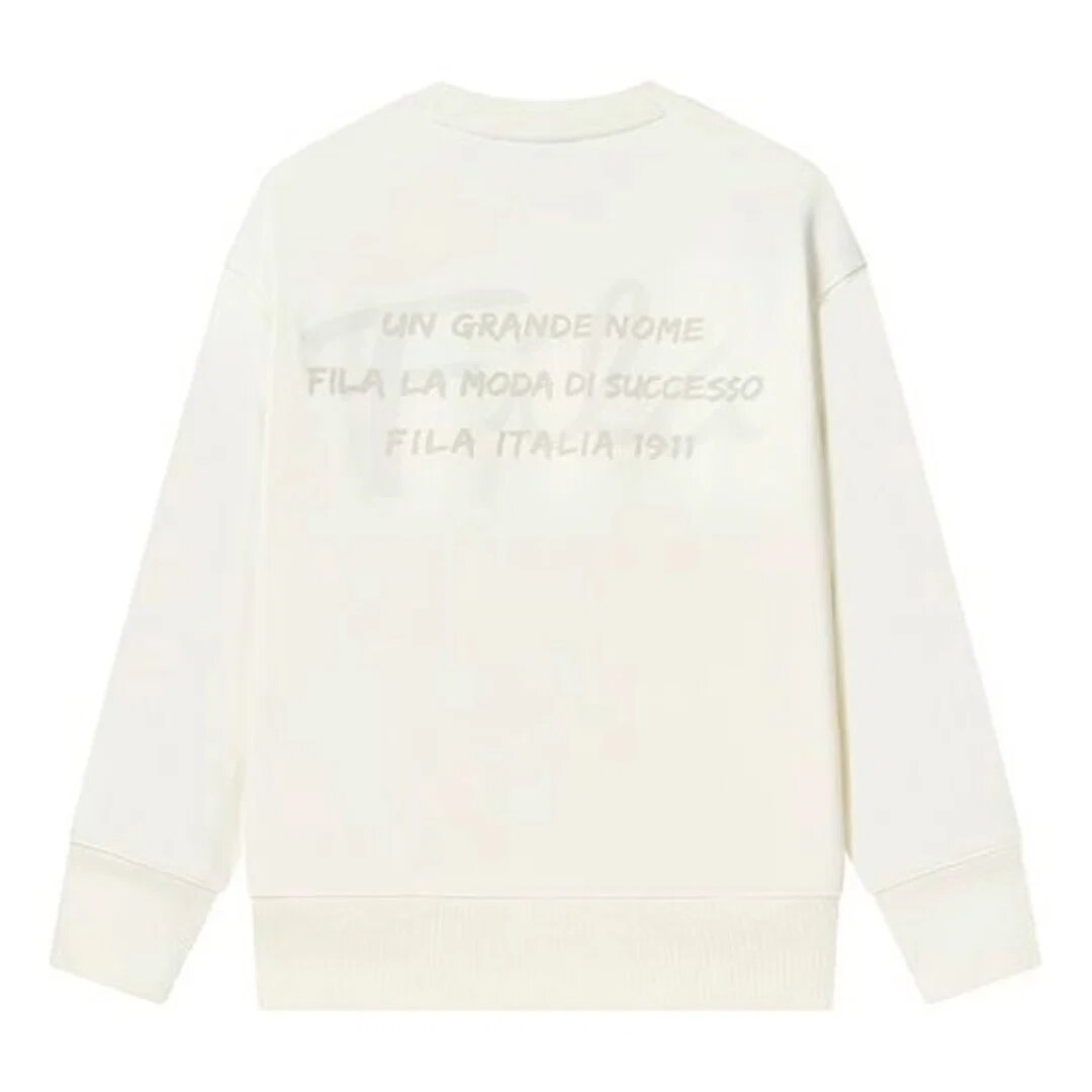 Pullover mit Logo-Aufdruck „Weiß“