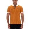 Pumpkin Spice BB1 Classic Vintage gestreiftes Polohemd