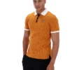 Pumpkin Spice BB1 Classic Vintage gestreiftes Polohemd
