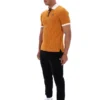 Pumpkin Spice BB1 Classic Vintage gestreiftes Polohemd