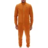 Pumpkin Spice Nero Velours-Trainingsjacke