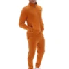 Pumpkin Spice Nero Velours-Trainingsjacke