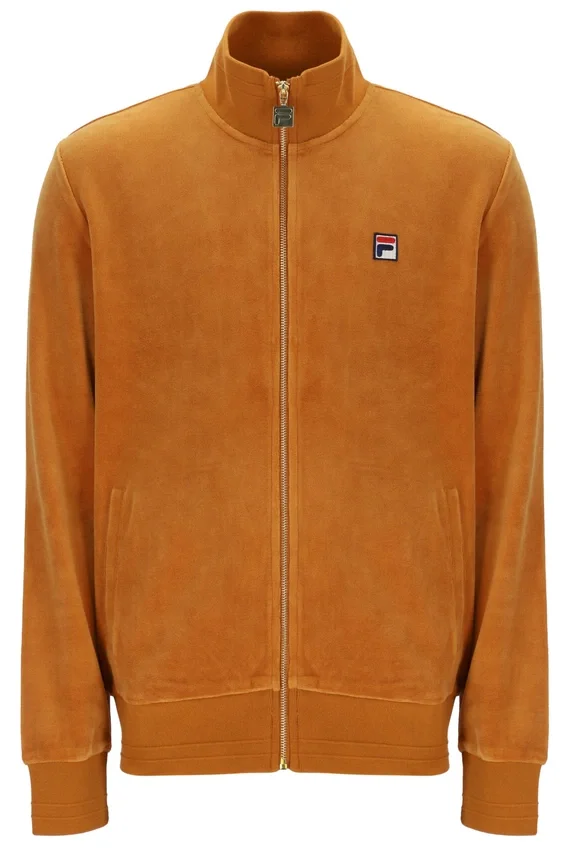 Pumpkin Spice Nero Velours-Trainingsjacke