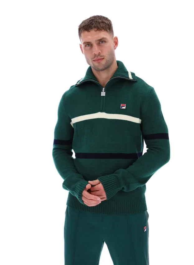 Rain Forest Camilo Strickpullover mit halbem Reißverschluss