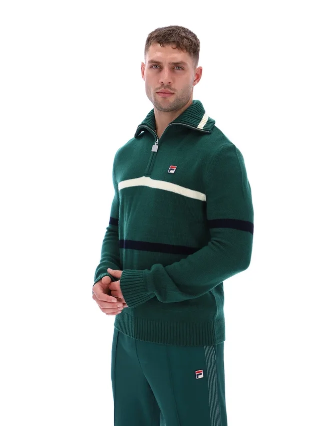 Rain Forest Camilo Strickpullover mit halbem Reißverschluss
