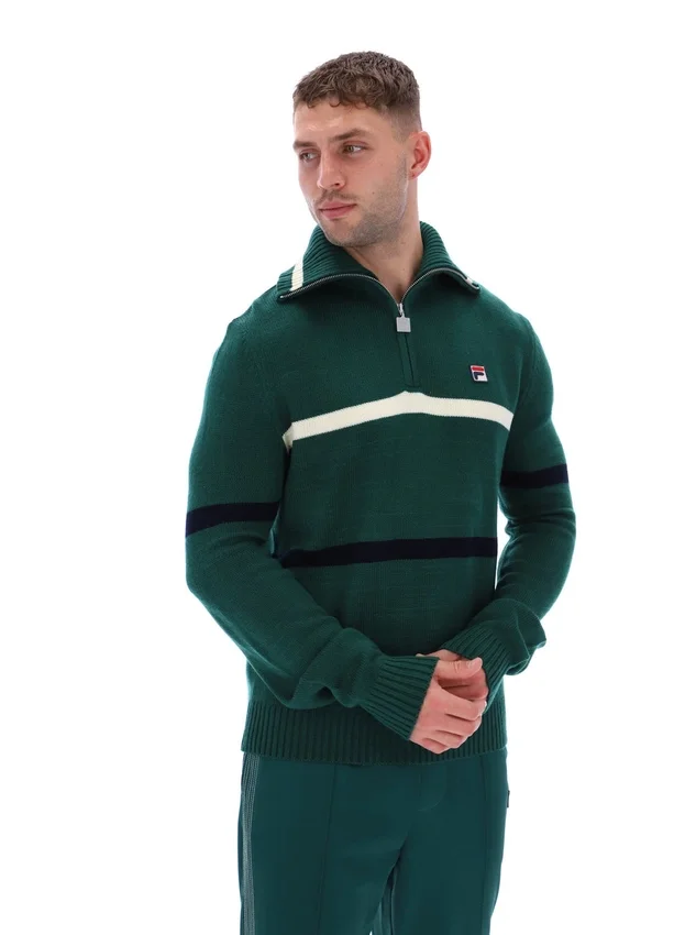 Rain Forest Camilo Strickpullover mit halbem Reißverschluss
