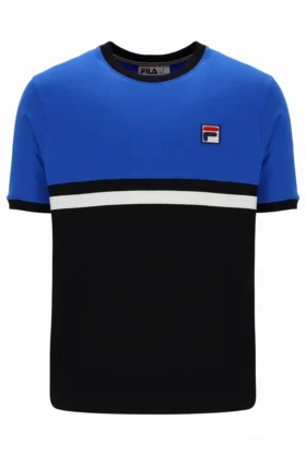 Randy Rib T-Shirt mit Kontraststreifen
