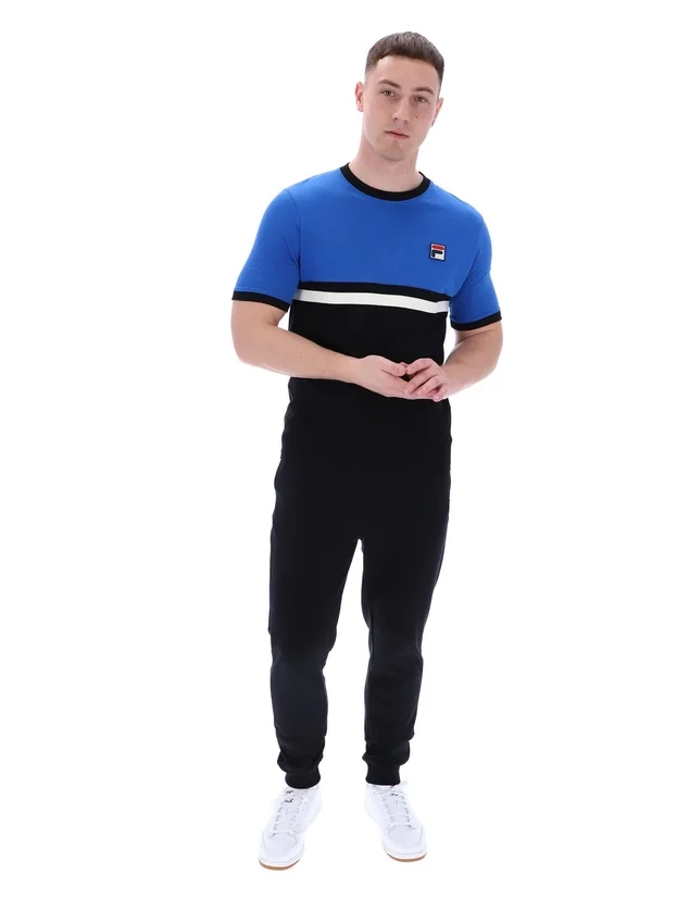 Randy Rib T-Shirt mit Kontraststreifen