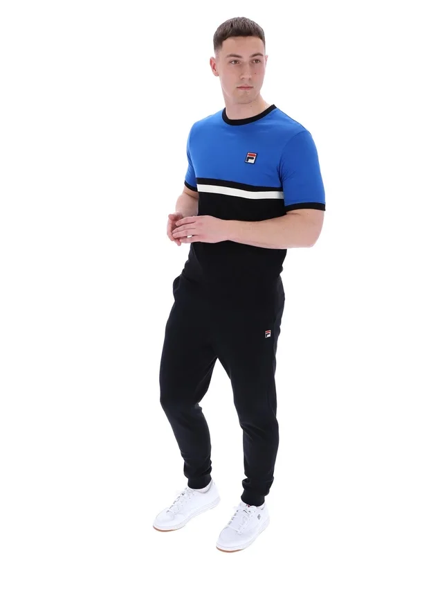 Randy Rib T-Shirt mit Kontraststreifen
