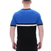 Randy Rib T-Shirt mit Kontraststreifen