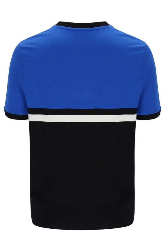 Randy Rib T-Shirt mit Kontraststreifen