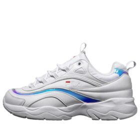 Ray Prism Retro-Laufschuhe Weiß/Blau