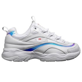 Ray Prism Retro-Laufschuhe Weiß/Blau