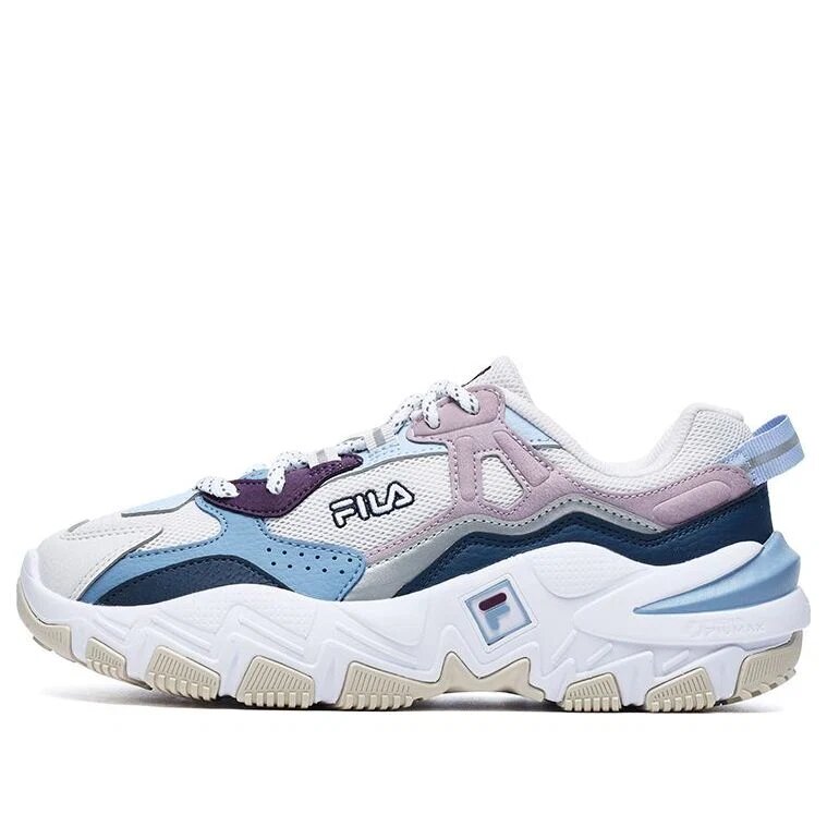 Ray Tracer 2 Retro-Schuhe „Weiß Blau Rosa“