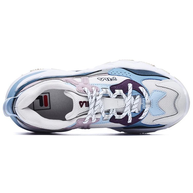 Ray Tracer 2 Retro-Schuhe „Weiß Blau Rosa“