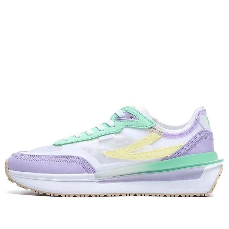 Renno Classics Sneaker „Weiß, Flieder, Grün“