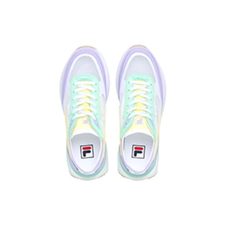Renno Classics Sneaker „Weiß, Flieder, Grün“