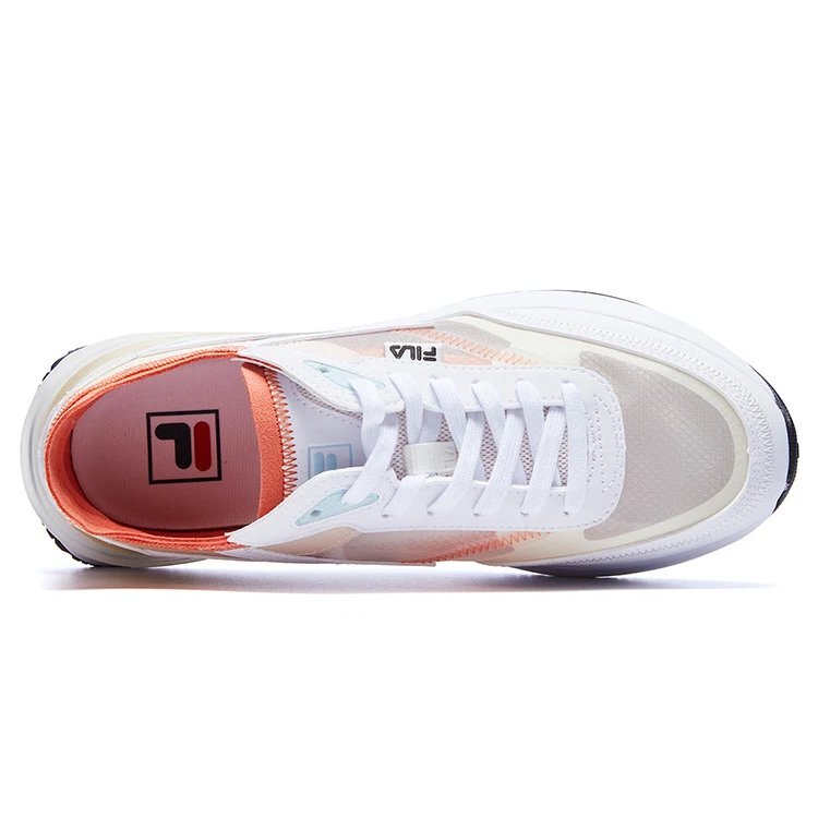 RENNO Classics Sneaker „Weiß-Orange“