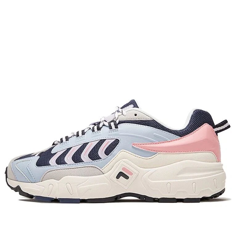 Retro-Schuh Blau Rosa
