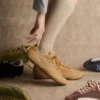 Ritmo-Sneaker für Damen aus gelbem Wildleder