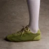 Ritmo-Sneaker für Damen aus grünem Wildleder