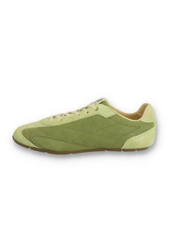 Ritmo-Sneaker für Damen aus grünem Wildleder