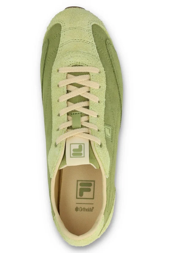 Ritmo-Sneaker für Damen aus grünem Wildleder