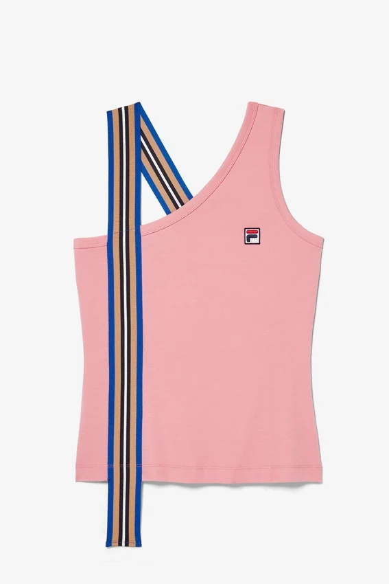 Rosa asymmetrisches Tanktop