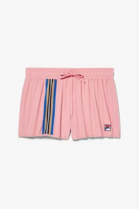 Rosa Shorts mit Banddetails