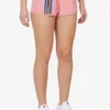 Rosa Shorts mit Banddetails