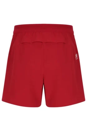 Rote 5″-Tennishorts für Herren mit Innenhose