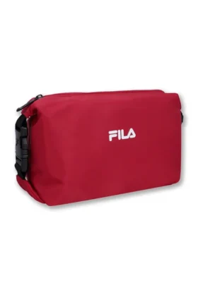 Rote Kosmetiktasche mit Logo