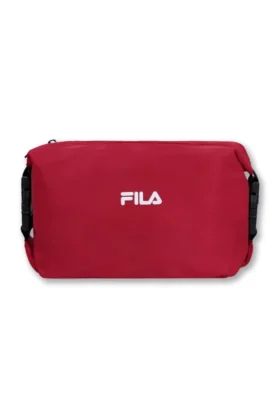 Rote Kosmetiktasche mit Logo