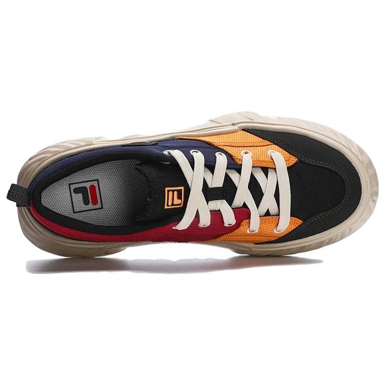 Rutschfeste, strapazierfähige Low-Top-Schuhe aus Canvas „Blau, Grün, Orange“