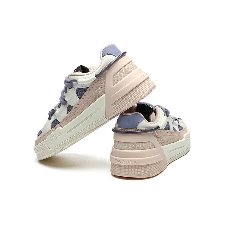 Salto Stoßdämpfung Rutschfest Low-Tops Retro Rosa Blau