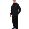 Schwarze Bunny-Leichtjacke