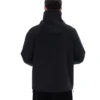 Schwarze Bunny-Leichtjacke