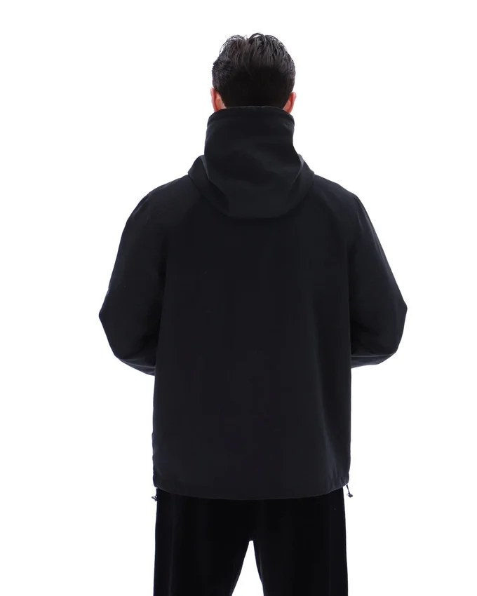 Schwarze Bunny-Leichtjacke