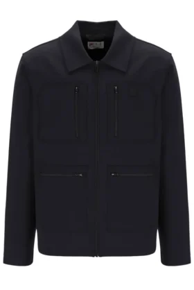 Schwarze Casa 4-Pocket-Tour-Jacke