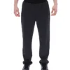 Schwarze Edward-Hose mit Fischgrätenmuster