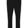 Schwarze Edward-Hose mit Fischgrätenmuster