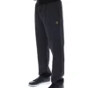 Schwarze Edward-Hose mit Fischgrätenmuster