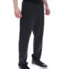 Schwarze Edward-Hose mit Fischgrätenmuster