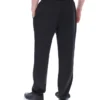 Schwarze Edward-Hose mit Fischgrätenmuster