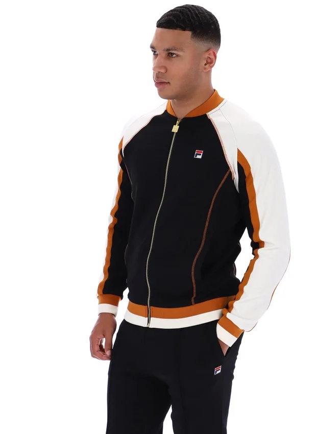 Schwarze Eliot-Trainingsjacke